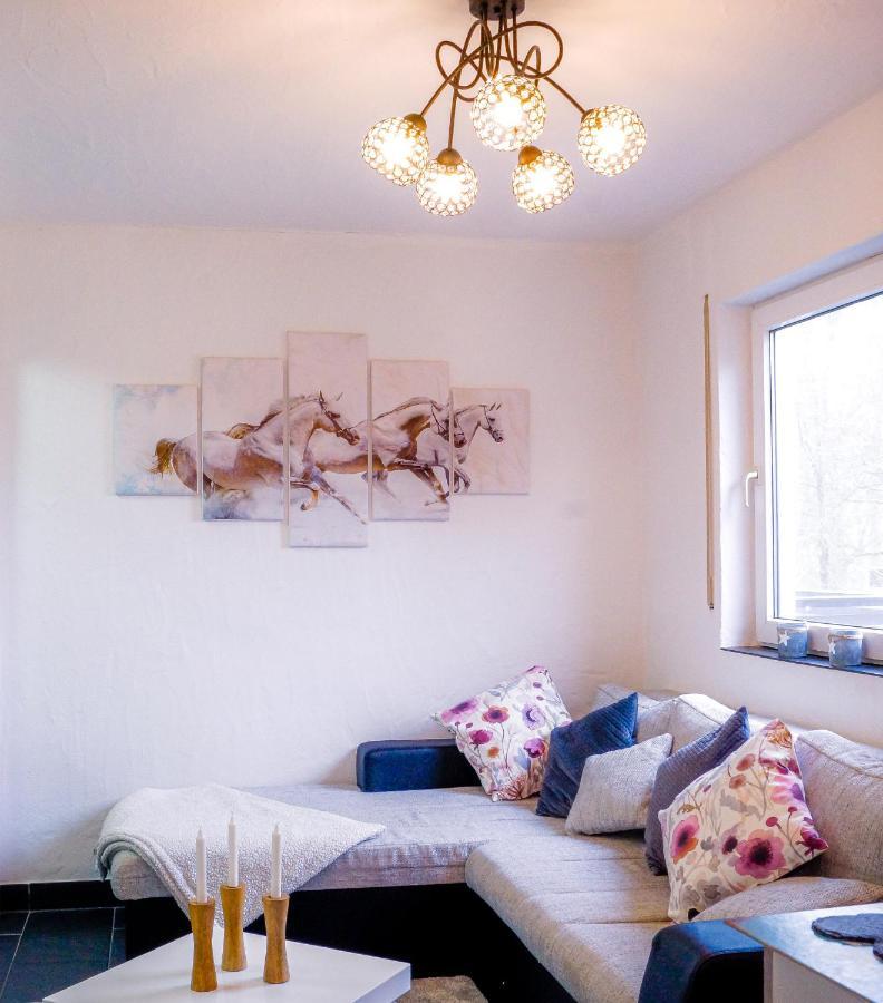 Moderne Ferienwohnung Black Beauty Auf Idyllischem Reiterhof Naehe Burg Eltz Münstermaifeld Dış mekan fotoğraf