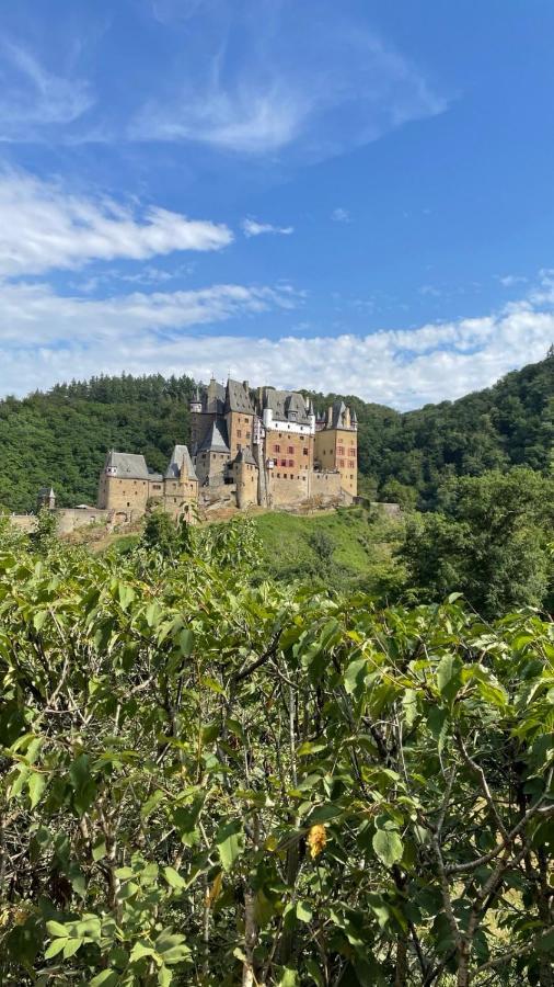 Moderne Ferienwohnung Black Beauty Auf Idyllischem Reiterhof Naehe Burg Eltz Münstermaifeld Dış mekan fotoğraf